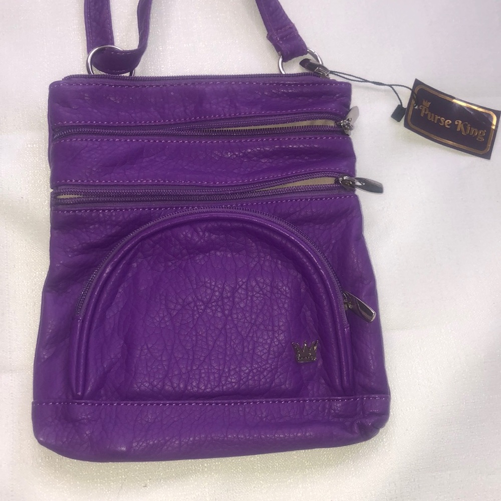 Purple Purse King Shoulder Bag